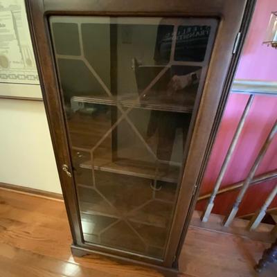 Vintage Glass Front Display Cabinet. Beautiful