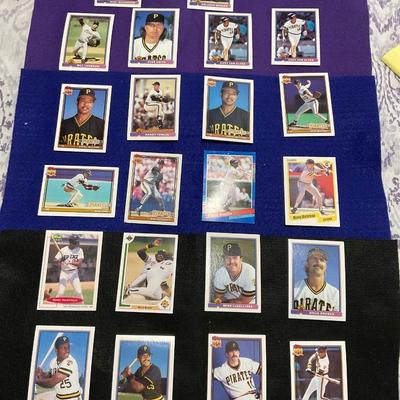 1990’s Baseball Trading Cards. Pittsburgh Pirates.