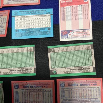 1990’s Baseball Trading Cards. Pittsburgh Pirates.