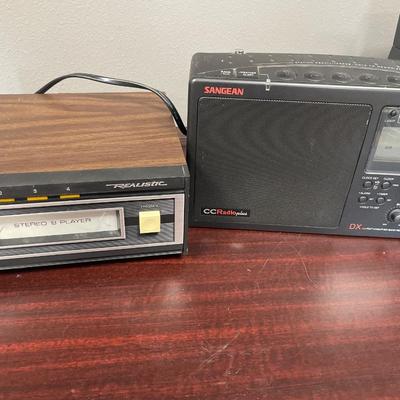 Sangam radio and Realistic 8 track player
