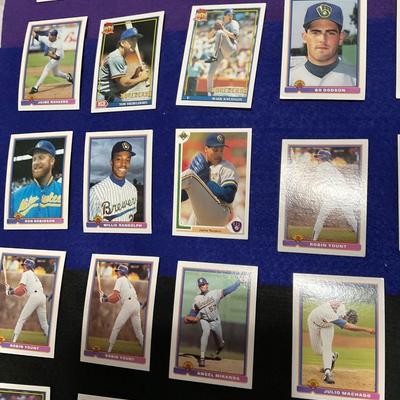 1990’s Baseball Trading Cards.Milwaukee Brewers.
