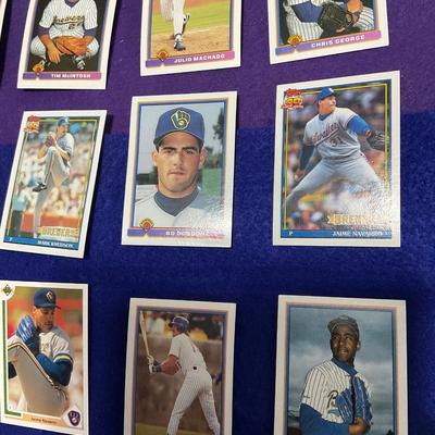 1990’s Baseball Trading Cards.Milwaukee Brewers.