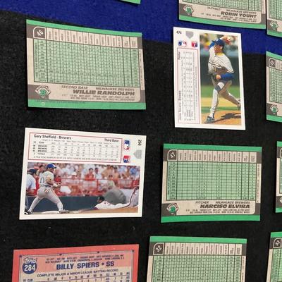 1990’s Baseball Trading Cards.Milwaukee Brewers.