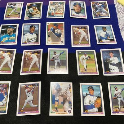 1990’s Baseball Trading Cards.Milwaukee Brewers.