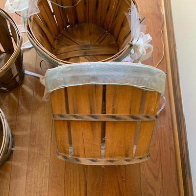Lot of 4 Harvest Baskets