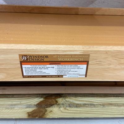 Four Drawer Windsor Design Hardwood Work Bench (SB-BM)