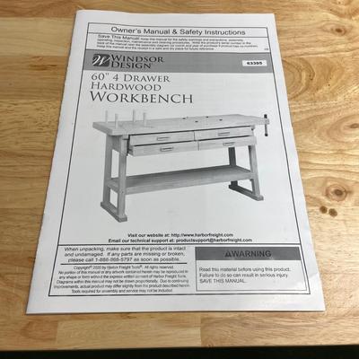 Four Drawer Windsor Design Hardwood Work Bench (SB-BM)