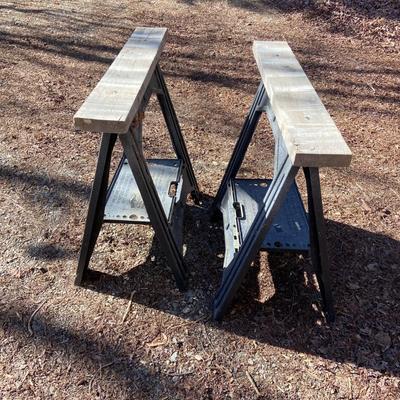 Pair of Heavy Duty Saw Horses (SF-BM)