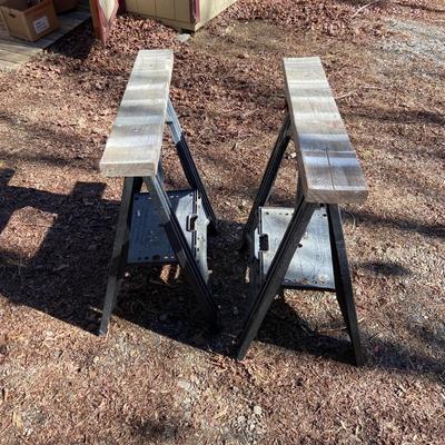 Pair of Heavy Duty Saw Horses (SF-BM)
