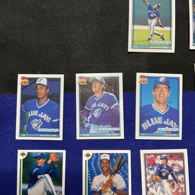 Toronto Blue Jays And KC Royals Trading Cards.