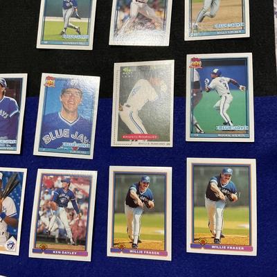 Toronto Blue Jays And KC Royals Trading Cards.
