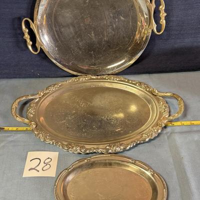 Metal Tray Lot