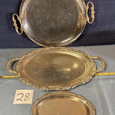 Metal Tray Lot