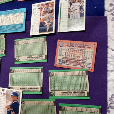 1990’s Mets and Indian’s Trading Cards.