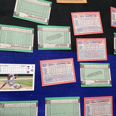 1990’s Mets and Indian’s Trading Cards.