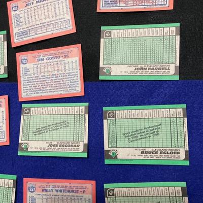 1990’s Mets and Indian’s Trading Cards.