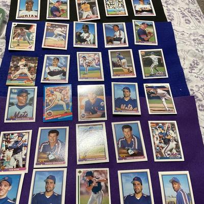 1990’s Mets and Indian’s Trading Cards.