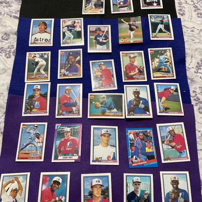 1990’s Trading Cards, Montreal Expos and Houston Astros.