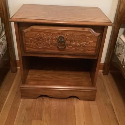 Nightstand, one drawer 24"H 23"L 15"depth