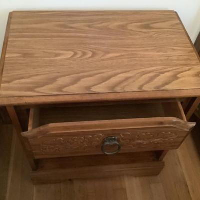 Nightstand, one drawer 24"H 23"L 15"depth