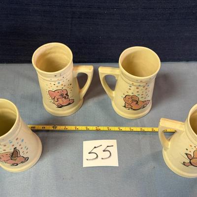 Cute Elephant Mug Set