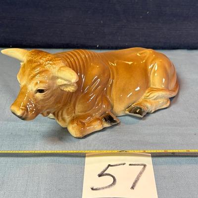 Vintage Ceramic Bull