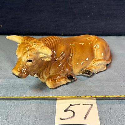 Vintage Ceramic Bull