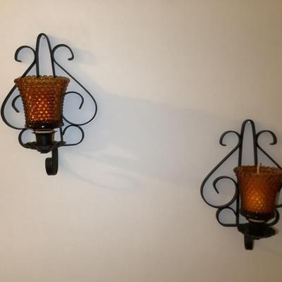 2 sconces