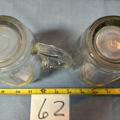 Vintage Glass Mug Set