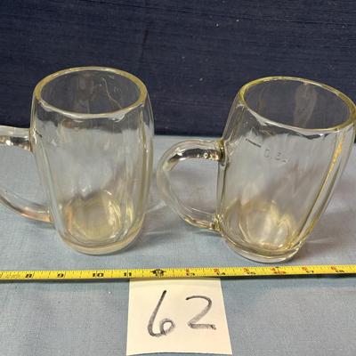 Vintage Glass Mug Set