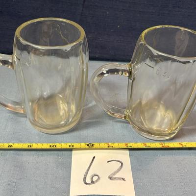 Vintage Glass Mug Set