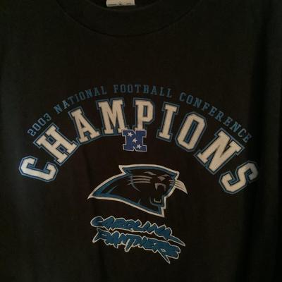 Men's lot with Carolina Panthers, Dickie's XL