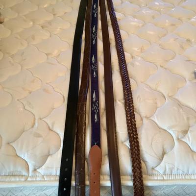 Men's belts lot XL