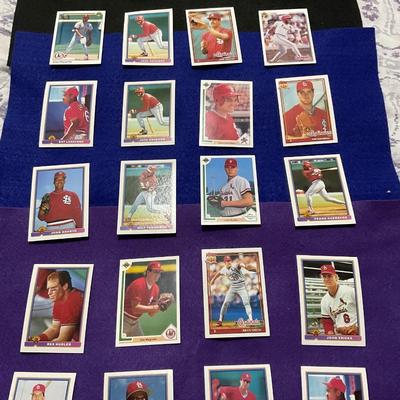 St. Louis Cardinals. 1990’s Trading Cards.