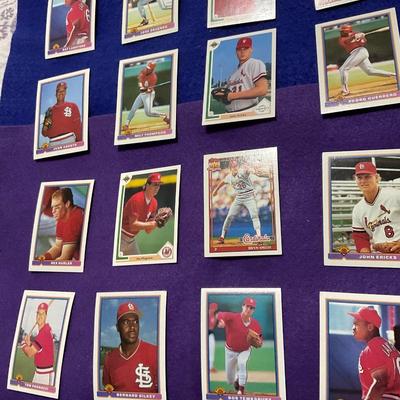 St. Louis Cardinals. 1990’s Trading Cards.
