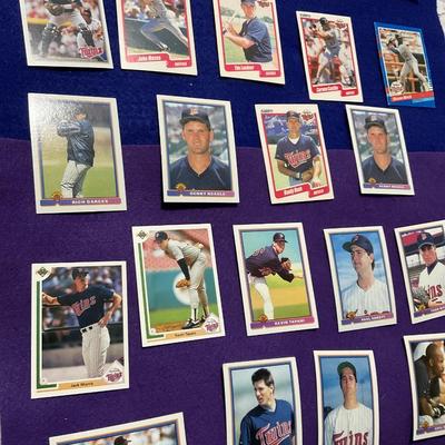 Minnesota Twins, 1990’s Trading Cards.