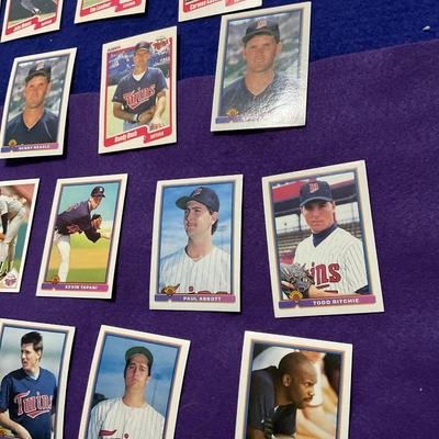 Minnesota Twins, 1990’s Trading Cards.