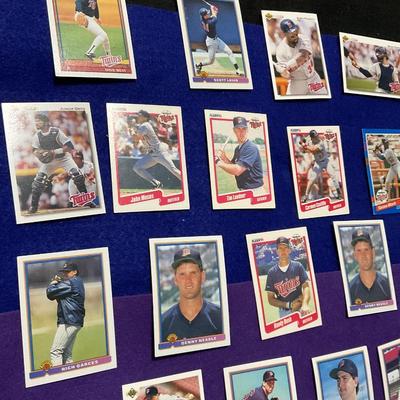 Minnesota Twins, 1990’s Trading Cards.
