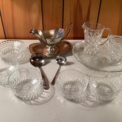 silverplate, gravy boat lot
