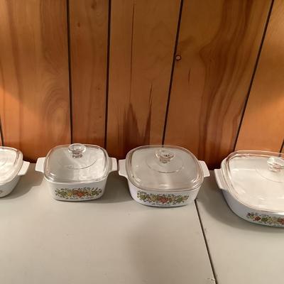 Vintage Corningware 8 pc lot
