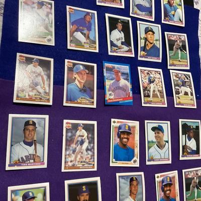 Seattle Mariners Trading Cards,1990’s.