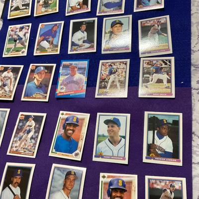 Seattle Mariners Trading Cards,1990’s.