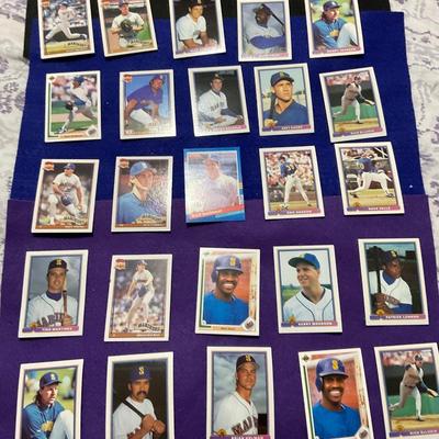 Seattle Mariners Trading Cards,1990’s.