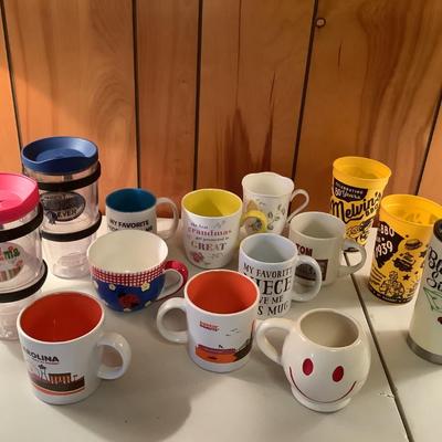 Vintage 2012 Dunkin Donut mugs & Tervis lot