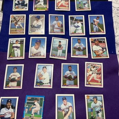 Detroit Tigers, 1990’s Trading Cards.
