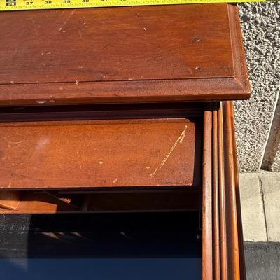 Vintage Wood Roll Top Desk 1890's - once property of a museum in Riverside, CA