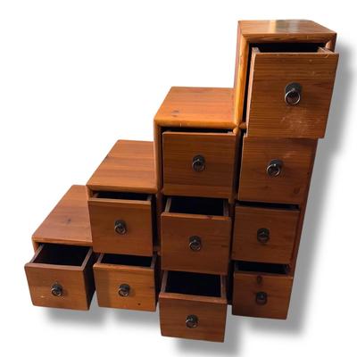 Japanese Tansu Staircase Cabinet (B3-DZ)