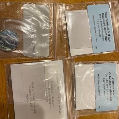 4 collectors coins