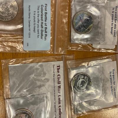 4 collectors coins