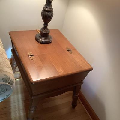 Vintage 2 Dough box end tables-22"H 20"L 25"depth